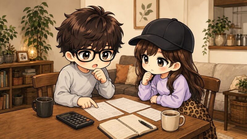 妻と退職後の生活について話すTomori