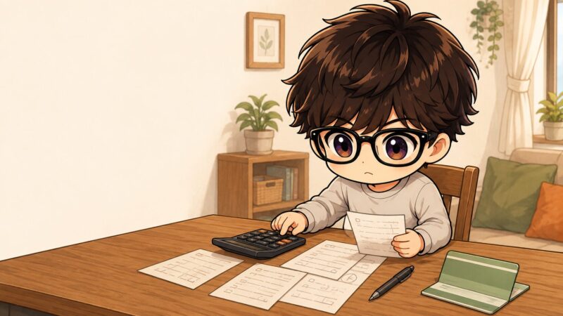 退職前の生活費を計算するTomori